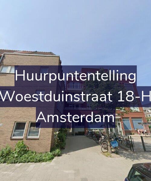 Foto gevel Huurpuntentelling voor Woestduinstraat 18-H, Amsterdam