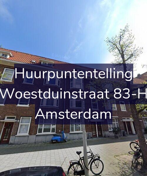 Foto gevel Huurpuntentelling voor Woestduinstraat 83-H, Amsterdam