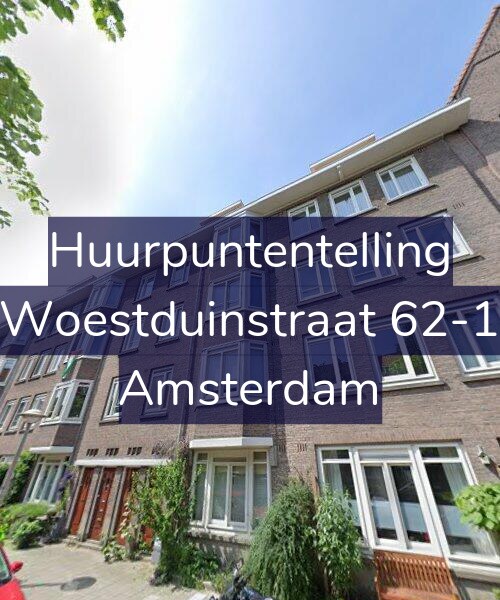 Foto gevel Huurpuntentelling voor Woestduinstraat 62-1, Amsterdam