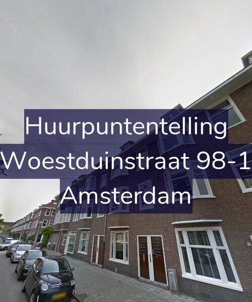 Foto gevel Huurpuntentelling voor Woestduinstraat 98-1, Amsterdam