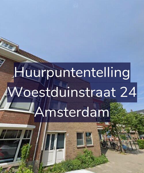 Foto gevel Huurpuntentelling voor Woestduinstraat 24, Amsterdam