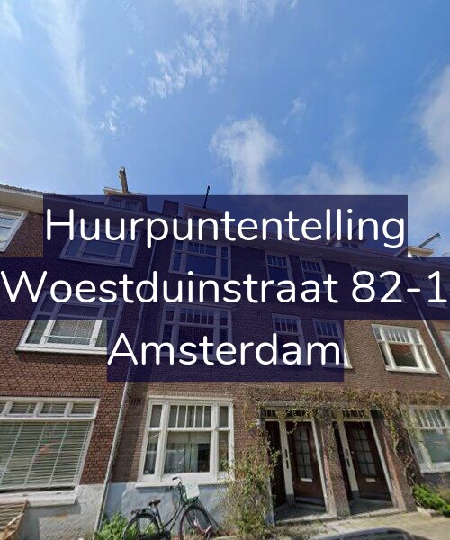 Foto gevel Huurpuntentelling voor Woestduinstraat 82-1, Amsterdam