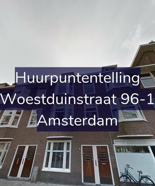 Foto gevel Huurpuntentelling voor Woestduinstraat 96-1, Amsterdam