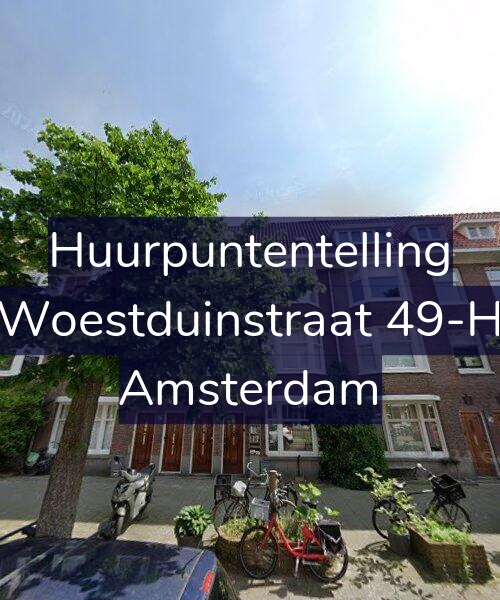 Foto gevel Huurpuntentelling voor Woestduinstraat 49-H, Amsterdam