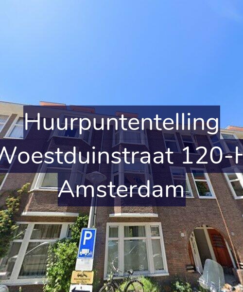 Foto gevel Huurpuntentelling voor Woestduinstraat 120-H, Amsterdam