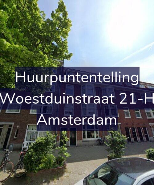 Foto gevel Huurpuntentelling voor Woestduinstraat 21-H, Amsterdam