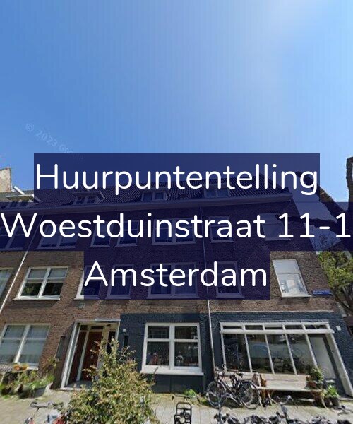 Foto gevel Huurpuntentelling voor Woestduinstraat 11-1, Amsterdam