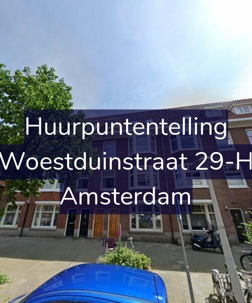 Foto gevel Huurpuntentelling voor Woestduinstraat 29-H, Amsterdam