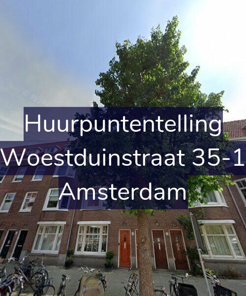 Foto gevel Huurpuntentelling voor Woestduinstraat 35-1, Amsterdam