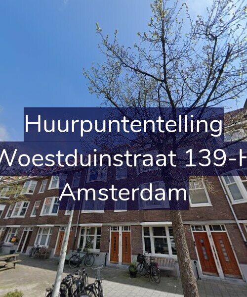 Foto gevel Huurpuntentelling voor Woestduinstraat 139-H, Amsterdam