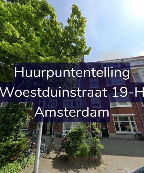 Foto gevel Huurpuntentelling voor Woestduinstraat 19-H, Amsterdam