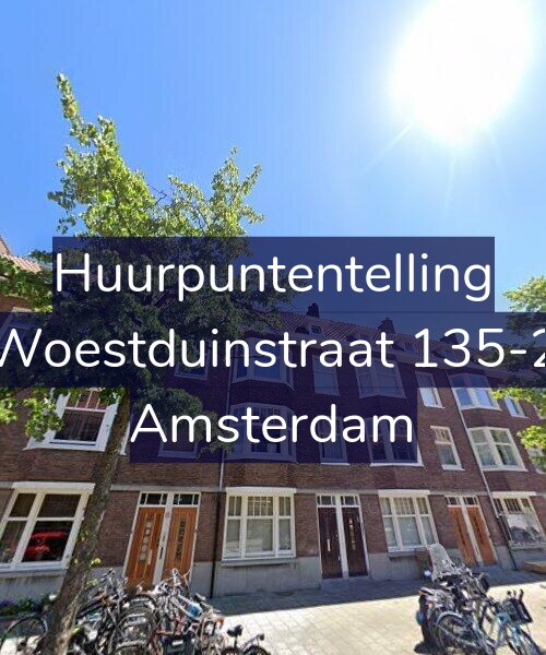 Foto gevel Huurpuntentelling voor Woestduinstraat 135-2, Amsterdam