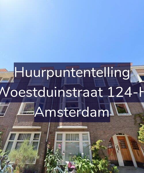 Foto gevel Huurpuntentelling voor Woestduinstraat 124-H, Amsterdam
