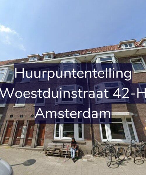 Foto gevel Huurpuntentelling voor Woestduinstraat 42-H, Amsterdam