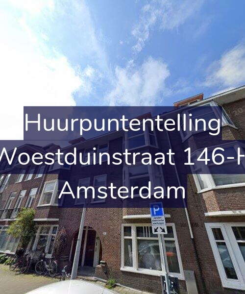 Foto gevel Huurpuntentelling voor Woestduinstraat 146-H, Amsterdam