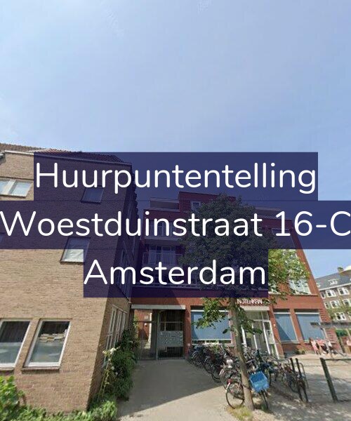 Foto gevel Huurpuntentelling voor Woestduinstraat 16-C, Amsterdam