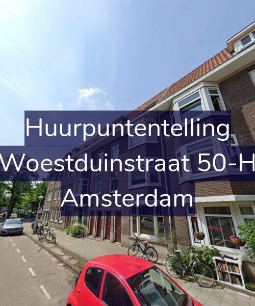 Foto gevel Huurpuntentelling voor Woestduinstraat 50-H, Amsterdam