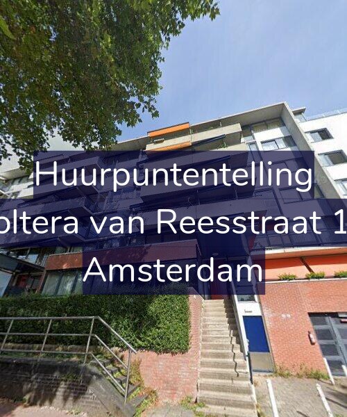 Foto gevel Huurpuntentelling voor Woltera van Reesstraat 165, Amsterdam