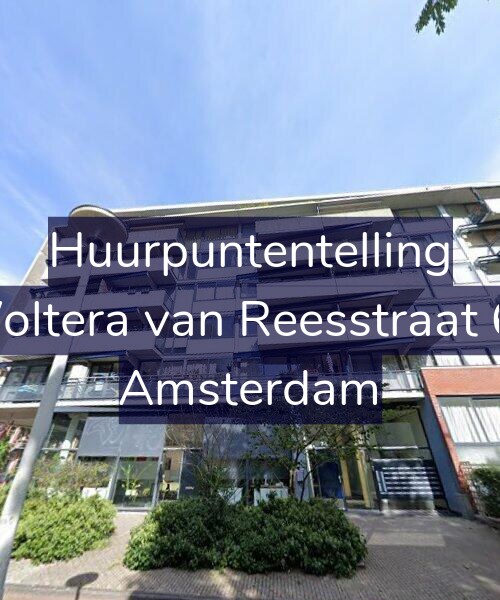 Foto gevel Huurpuntentelling voor Woltera van Reesstraat 61, Amsterdam