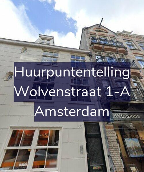 Foto gevel Huurpuntentelling voor Wolvenstraat 1-A, Amsterdam