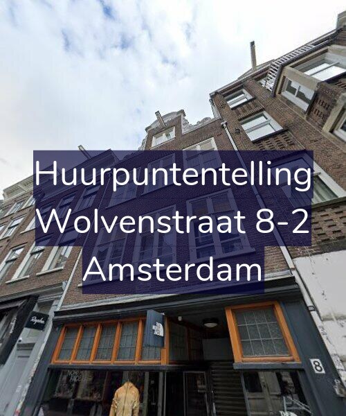 Foto gevel Huurpuntentelling voor Wolvenstraat 8-2, Amsterdam