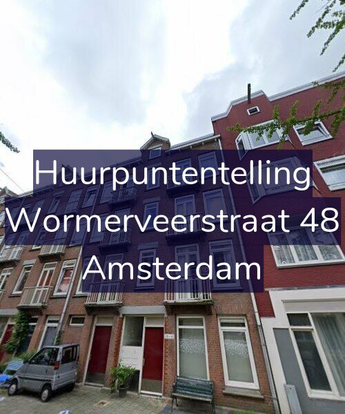 Foto gevel Huurpuntentelling voor Wormerveerstraat 48, Amsterdam