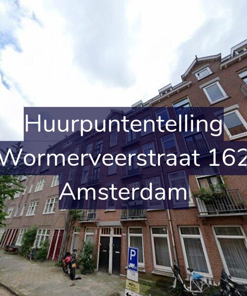 Foto gevel Huurpuntentelling voor Wormerveerstraat 162, Amsterdam