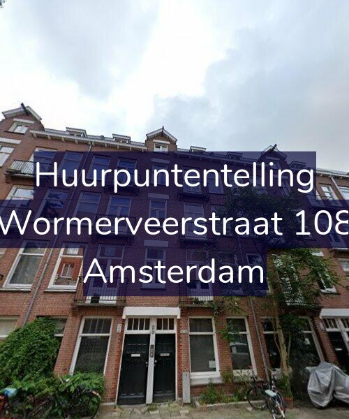 Foto gevel Huurpuntentelling voor Wormerveerstraat 108, Amsterdam