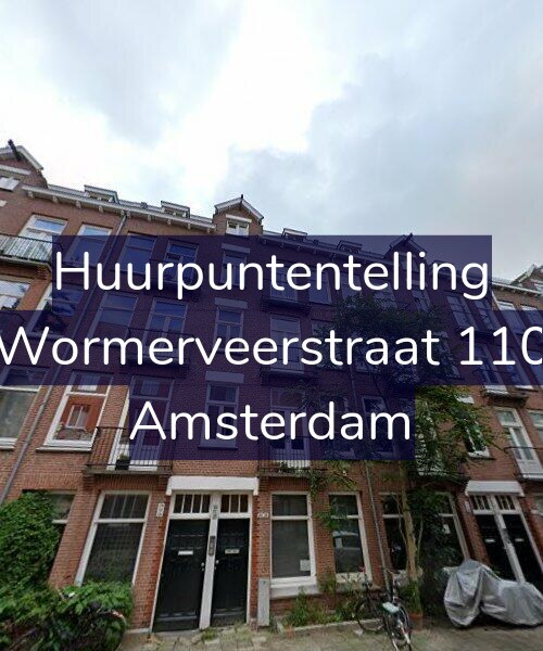 Foto gevel Huurpuntentelling voor Wormerveerstraat 110, Amsterdam