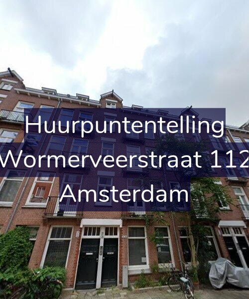 Foto gevel Huurpuntentelling voor Wormerveerstraat 112, Amsterdam
