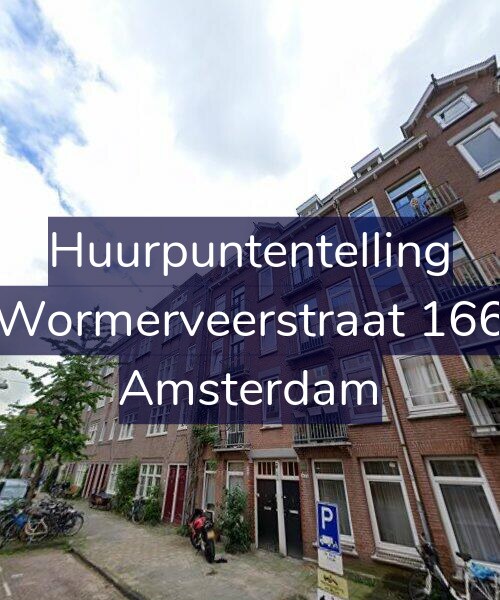 Foto gevel Huurpuntentelling voor Wormerveerstraat 166, Amsterdam