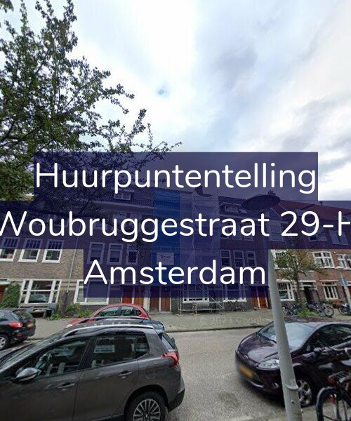 Foto gevel Huurpuntentelling voor Woubruggestraat 29-H, Amsterdam