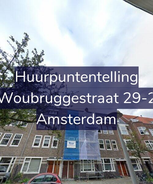 Foto gevel Huurpuntentelling voor Woubruggestraat 29-2, Amsterdam