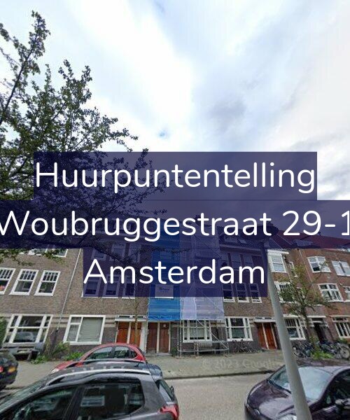 Foto gevel Huurpuntentelling voor Woubruggestraat 29-1, Amsterdam