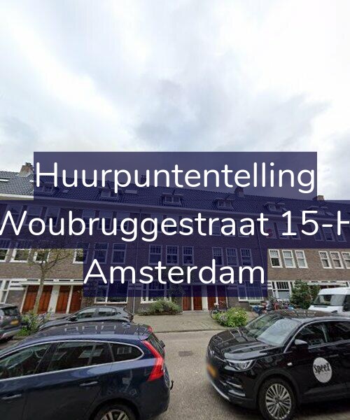 Foto gevel Huurpuntentelling voor Woubruggestraat 15-H, Amsterdam