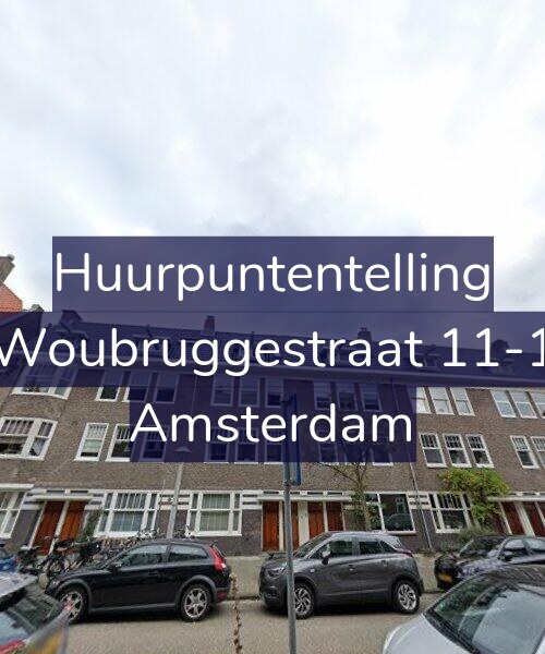 Foto gevel Huurpuntentelling voor Woubruggestraat 11-1, Amsterdam