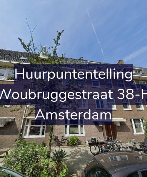 Foto gevel Huurpuntentelling voor Woubruggestraat 38-H, Amsterdam