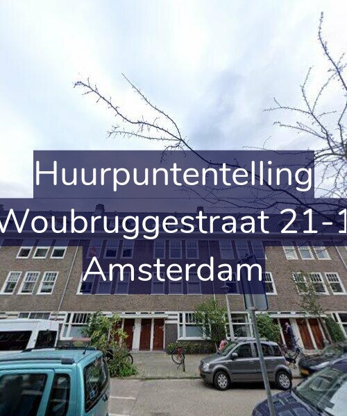 Foto gevel Huurpuntentelling voor Woubruggestraat 21-1, Amsterdam