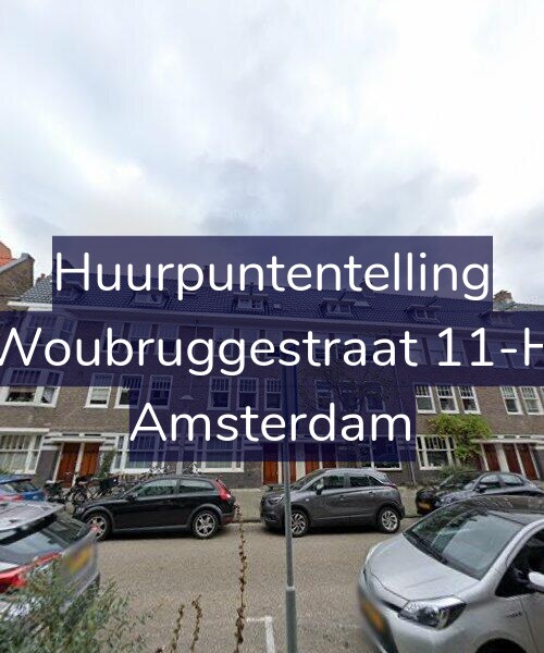 Foto gevel Huurpuntentelling voor Woubruggestraat 11-H, Amsterdam