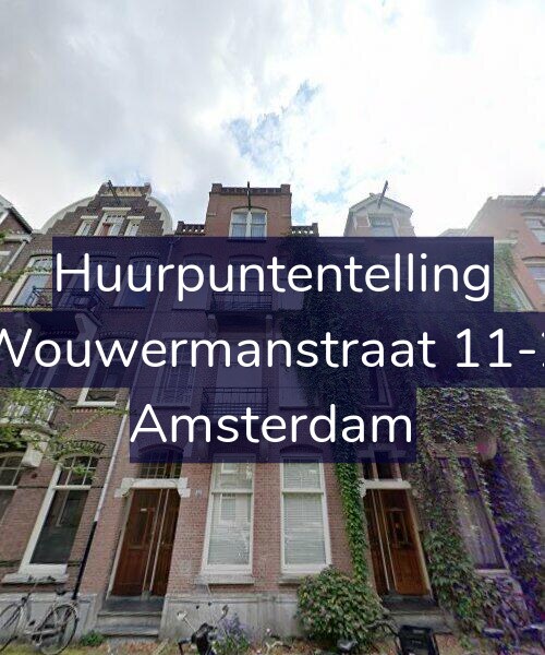 Foto gevel Huurpuntentelling voor Wouwermanstraat 11-2, Amsterdam