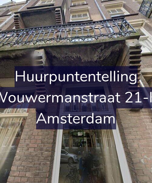 Foto gevel Huurpuntentelling voor Wouwermanstraat 21-H, Amsterdam
