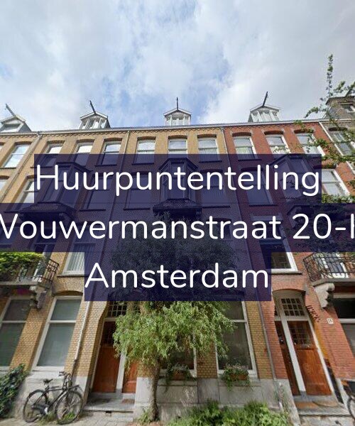 Foto gevel Huurpuntentelling voor Wouwermanstraat 20-H, Amsterdam