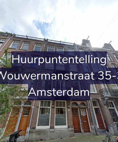 Foto gevel Huurpuntentelling voor Wouwermanstraat 35-3, Amsterdam