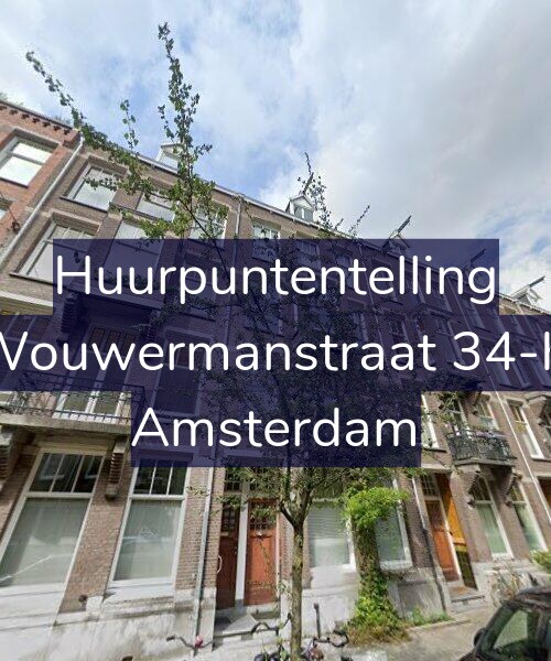 Foto gevel Huurpuntentelling voor Wouwermanstraat 34-H, Amsterdam