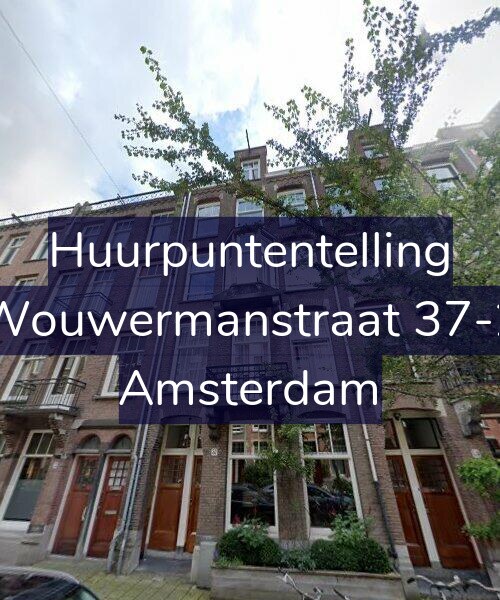 Foto gevel Huurpuntentelling voor Wouwermanstraat 37-2, Amsterdam