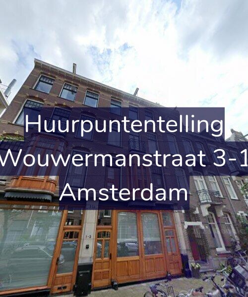 Foto gevel Huurpuntentelling voor Wouwermanstraat 3-1, Amsterdam
