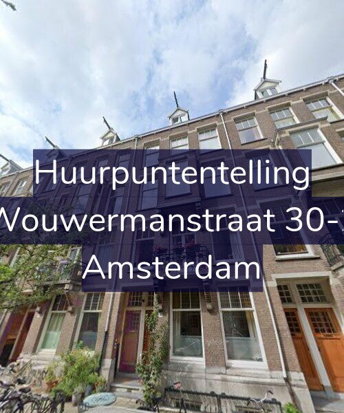 Foto gevel Huurpuntentelling voor Wouwermanstraat 30-2, Amsterdam