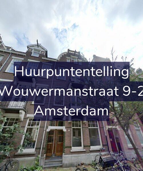 Foto gevel Huurpuntentelling voor Wouwermanstraat 9-2, Amsterdam