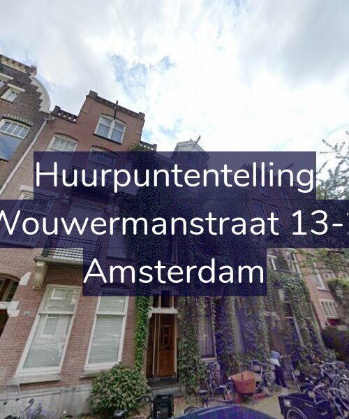 Foto gevel Huurpuntentelling voor Wouwermanstraat 13-2, Amsterdam