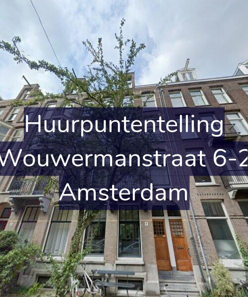 Foto gevel Huurpuntentelling voor Wouwermanstraat 6-2, Amsterdam